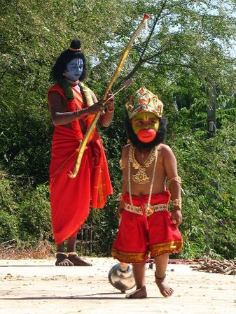 In Northern, Central and Western states of India, the Ramlila play is enacted during Navratri by rural artists.

🌷 "श्री राम"🌷
🌼 "श्री हनुमान" 🌼

#SaturdayMorning

Jai Shri Ram ✊🏻✊🏻