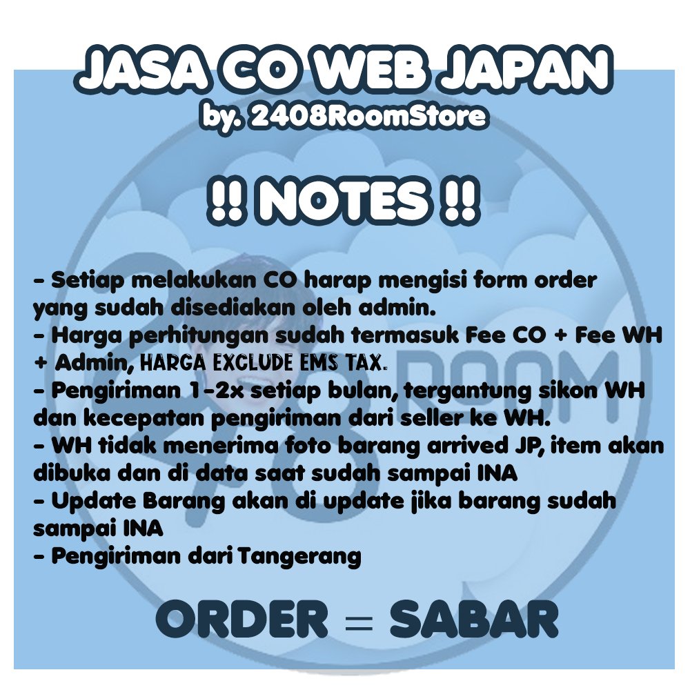 2408_room's tweet photo. ☁ CO MERCARI/RAKUMA JEPANG ☁

>Rate 140 
>Fee 35k/Link 
✅ Grup GO di Line
✅ Reseller welcome!

Minat DM yaa 💙
#JasaCOmercari #MercariJepang #Comercari #Comercarijepang #NCT #EXO #BTS #Treasure #Ikon #SuperJunior #NCT127 #Cnblue #Nflying https://t.co/DRFxg8S4i8