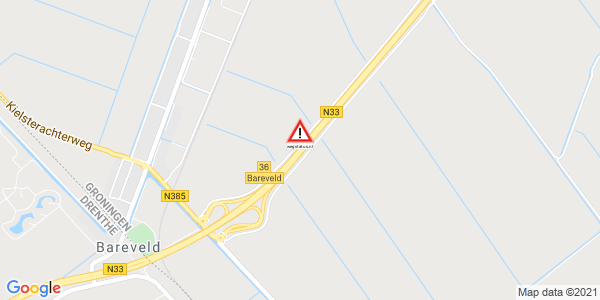 Melding ongeval Bareveld Gieterveen