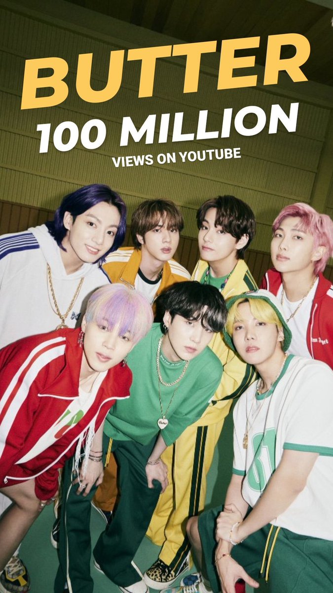Ruwyns's tweet photo. And we haven't even hit the 24 hour mark yet. LET'S GO!!! @BTS_twt
#BUTTER100M #BTS #BTS_Butter #BTSARMY
#BTSBackWithButter #BTSButterMV
#SmoothLikeButter
#Got_ARMY_Behind_Us
#ButterWorldwideParty https://t.co/EmxS7GylVV