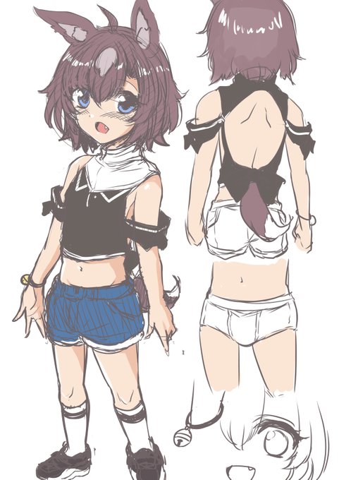 おねショタ 
のショタデザイン
コボルトショタくん ちょっとウ〇娘に影響受けすぎてる感ある 