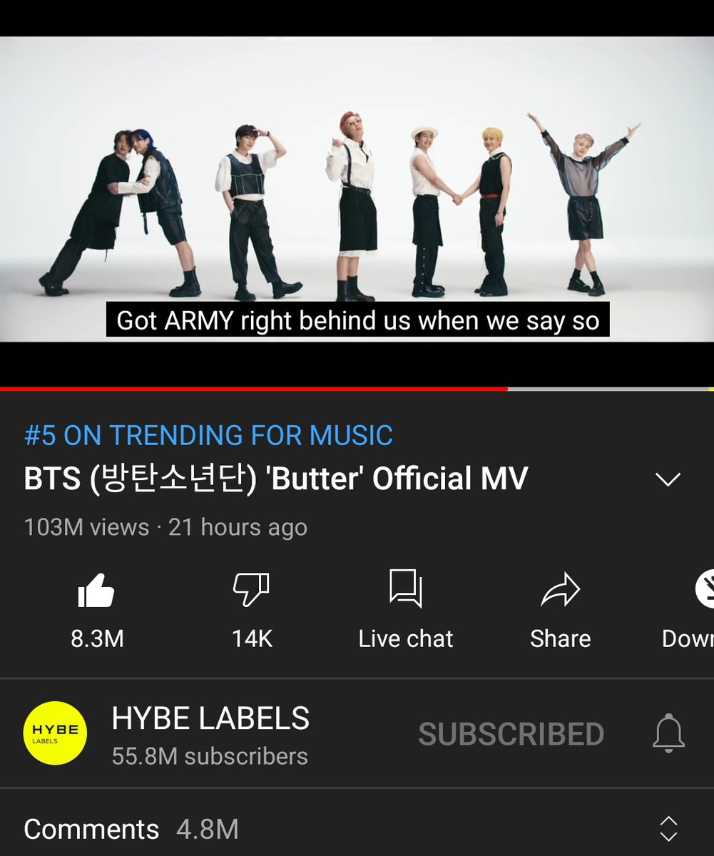 Yooni070's tweet photo. " Team work makes the dream work"
#BTSARMY #BTS_Butter #BTS #CongratulationsArmy https://t.co/FnwKa34D8K