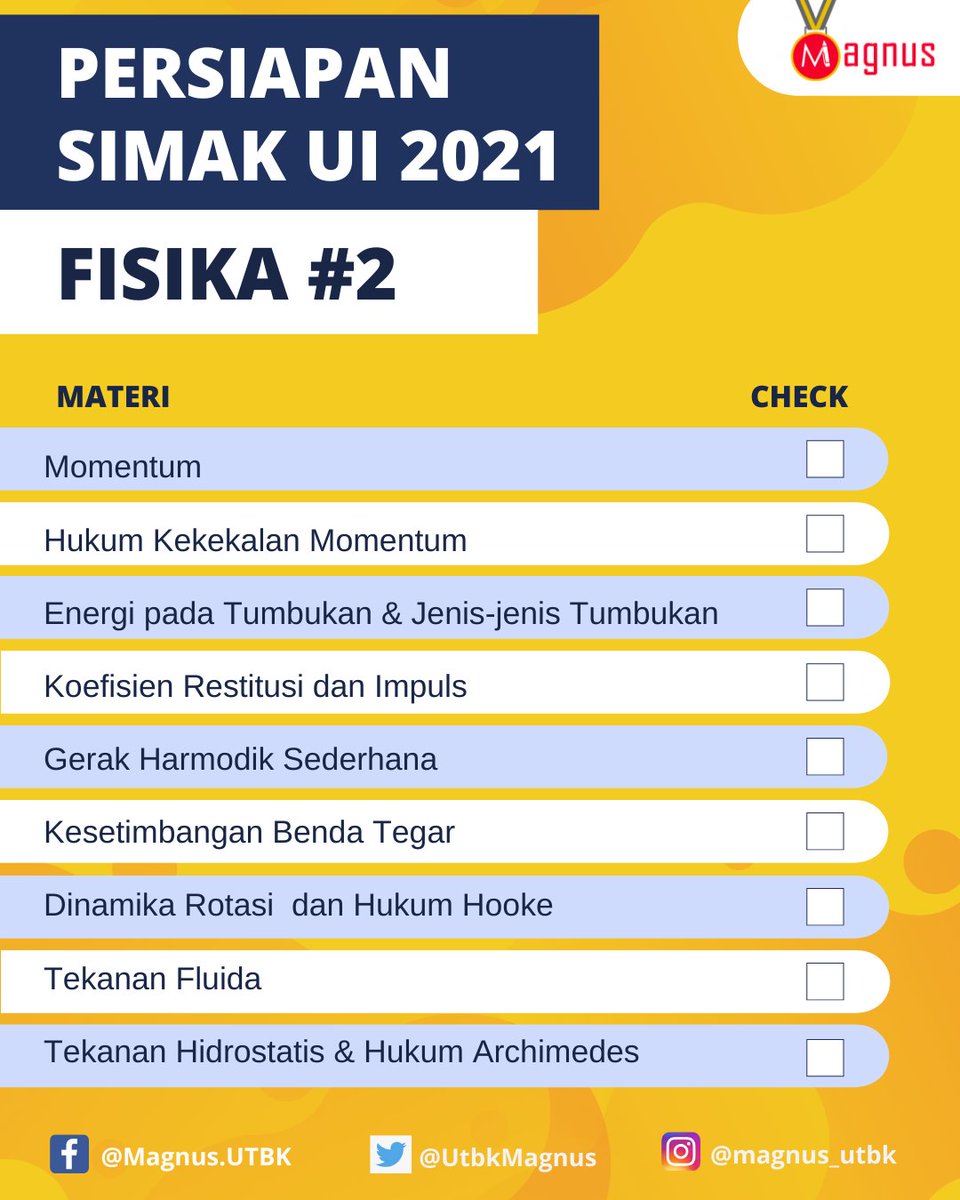 UtbkMagnus's tweet photo. Saintek - Fisika https://t.co/6Y78bfkD5r