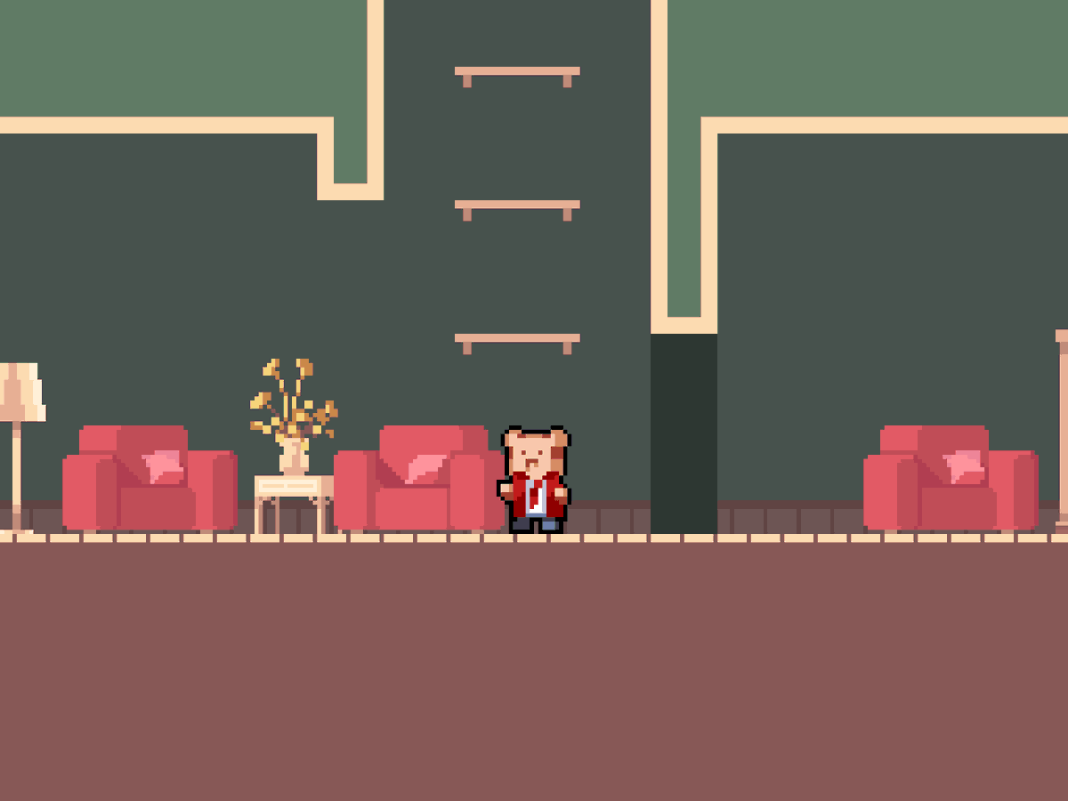 Dear wisdoms of the internet,
how can I increase the consistency between this two rooms? 
I've been stuck with making palettes of this room for a whole day but I just couldn't find enough indoor examples to help me going :/
much appreciated!

#gamedev #pixelart #indiegames