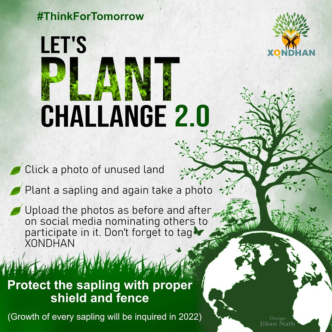 rahulgupta9954's tweet photo. Hello everyone
We have started 'Lets plant challenge 2.0' this environmental week
-Click a photo of unused land
-plant a sapling and again take a photo
-Upload the photos as before and after on social media nominating others to make a chain
-Use #ThinkForTomorrow ,tag @Xondhan2 https://t.co/J1FF8w9cVW