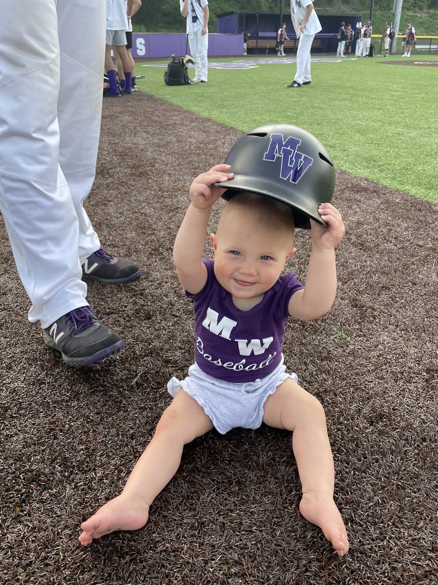 the_real_coachT's tweet photo. Antonia love coming to Crusader baseball games!, especially for a win!! @MWBaseball_ @MWathletics_ https://t.co/AQ4h9XvGSi