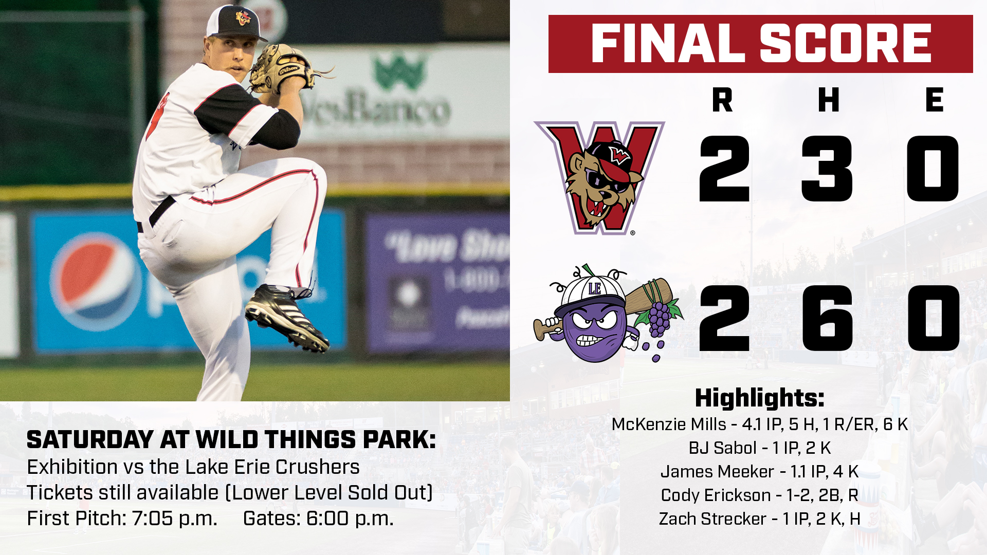 Washington Wild Things on Twitter "Apparently some baseball games end