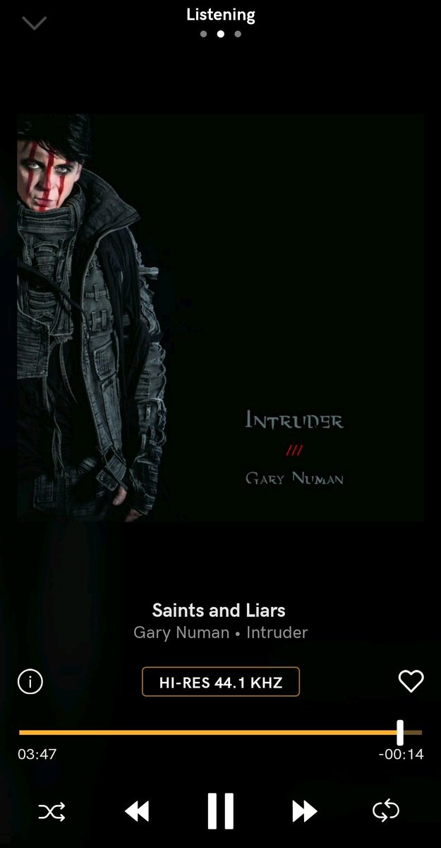 PhantomMetal99's tweet photo. Love Intruder record!!
Gary Numan is not only a legend but to make music better than 80s catalog is astonishing 👏 👍
#GaryNuman
#Inteuder
#Electronicrock
#Industrialmusic
#Highdefaudio
#Musicislife
#Greatrecord https://t.co/yD0M7vYLRc