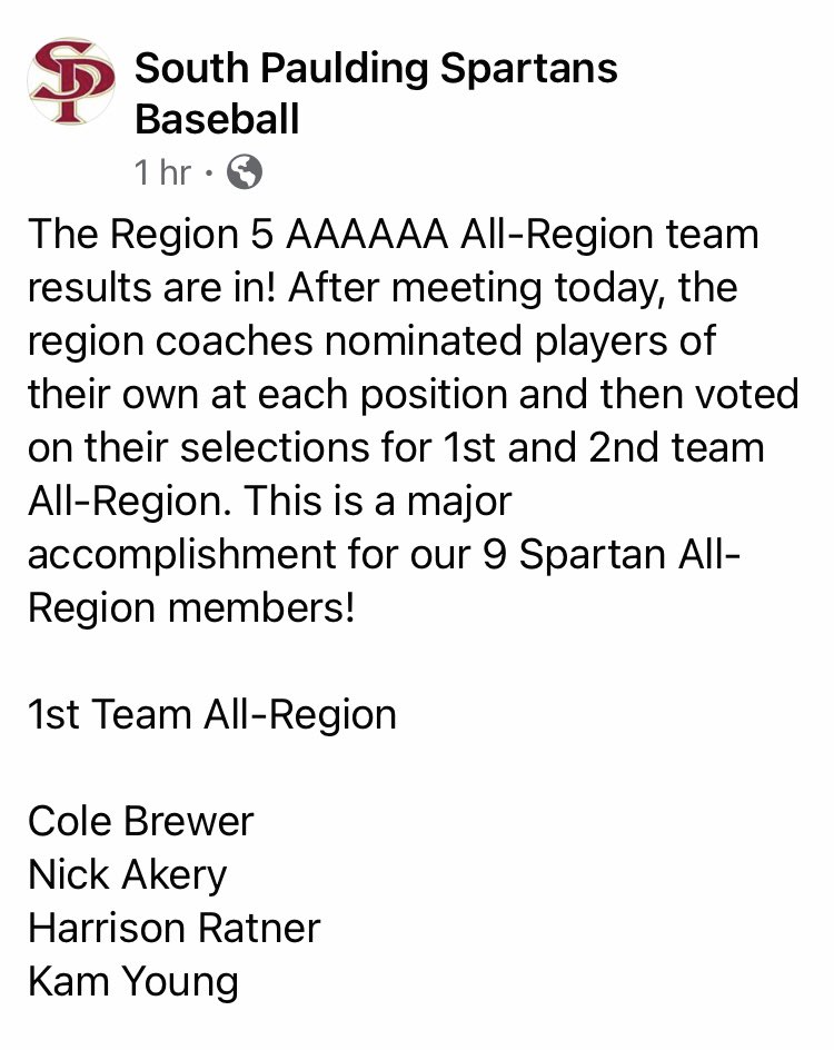 AkeryRobin's tweet photo. All-Region 1st team! Proud of you @NickAkery https://t.co/oS8OKUOK4z