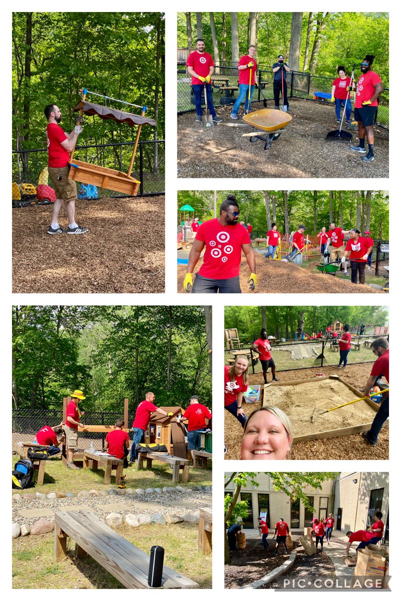 LizzyC1313's tweet image. The sun was shining on #D137 as we gave back to the community and the children today! New play structures, lots of mulch, and our D137 rockstar PML’s ready to build! Thank you everyone for bringing so much #Joy #CareGrowWin #D137MakesADifference #G195Cares @AlainaAzar @garmtgt