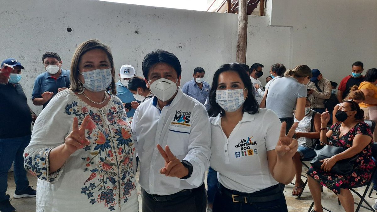 MayuliMtzSimon's tweet photo. Con la compañía de la senadora @XochitlGalvez visitamos el municipio de Tulum, donde el 6 de junio refrendaremos nuestra confianza a @VictorMasT para mantener el crecimiento de este destino turístico
#VaXTulum #XaXQuintanaRoo https://t.co/XkVTeJk54P
