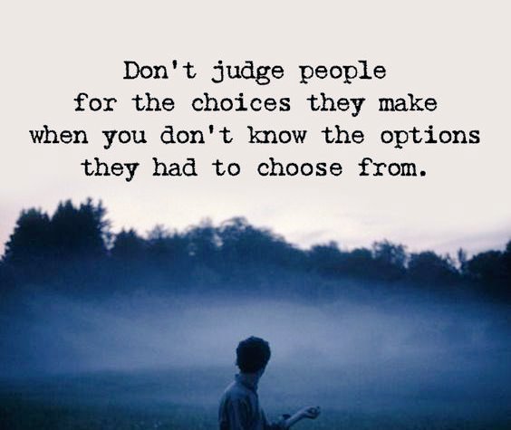 rush6782's tweet photo. #dontjudgepeople #judgingpeople #struggle #vulnerable #choices #options #Philosophy https://t.co/CeqhQaK9PV