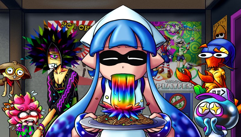 Neogandwatch Squid Girl スプラトゥーン Splatoon イカ娘 Squidgirl T Co Dadrnh5iyr T Co Ye6pja7jfa Twitter