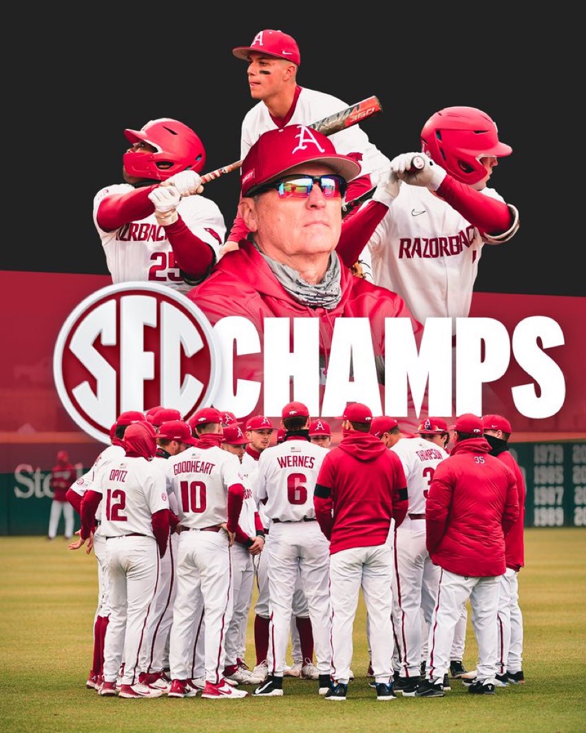 YOUR ARKANSAS RAZORBACKS ARE SEC CHAMPS