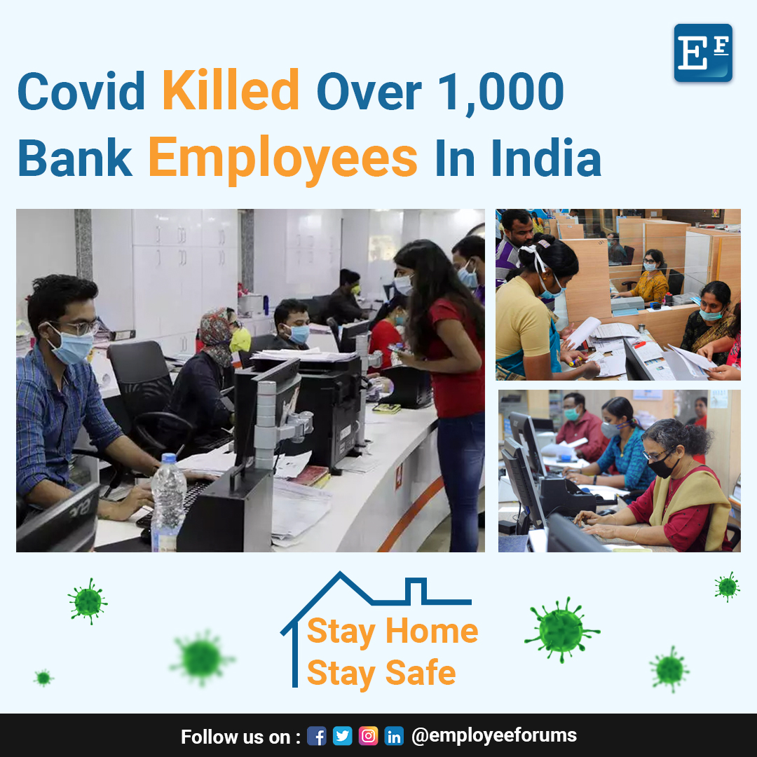 EmployeeForums's tweet photo. Covid Killed over 1000 Bank Employees in India.

Does Banks Really Care About Their Employee Or Worried For Business Only.

#employee #banks #bank #banker #invest #finance #investment #financial #NBFC #RBI #Jobs #job #work #leaders #leader #leadership #losses #loss #wealth #money https://t.co/cuEYW64Vzz