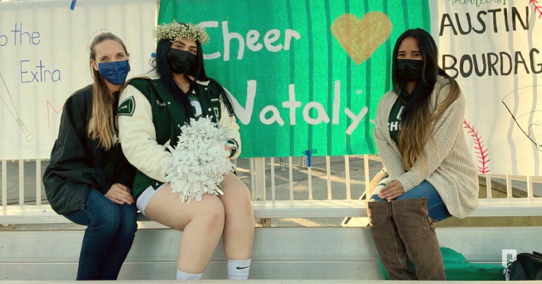 phsathleticdept's tweet photo. Congratulations and thank you Nataly Bagramyan! Cheer and baseball are celebrating their seniors tonight at Foy Park against Poly. #gopioneers #pioneerstogether #alwaysapioneer #seniornight https://t.co/eAnP20bUPf