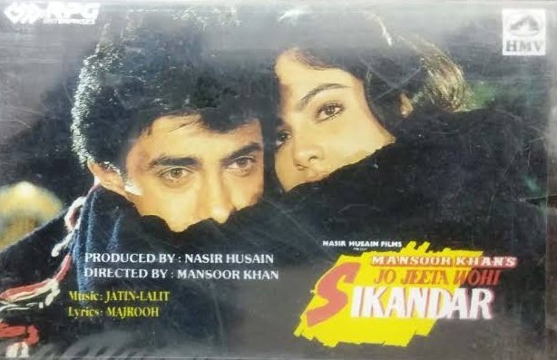 The much loved and treasured #JoJeetaWohiSikandar turns 29 today. 

#MansoorKhan #NasirHusain
#AamirKhan @AyeshaJhulka #DeepakTijori @poojabeditweets #MamikSingh #KiranZaveri @KulbhushanKharb @adityalakhia @Deven_Bhojani

Pehla Nasha Forever.

Streaming on @ZEE5India.