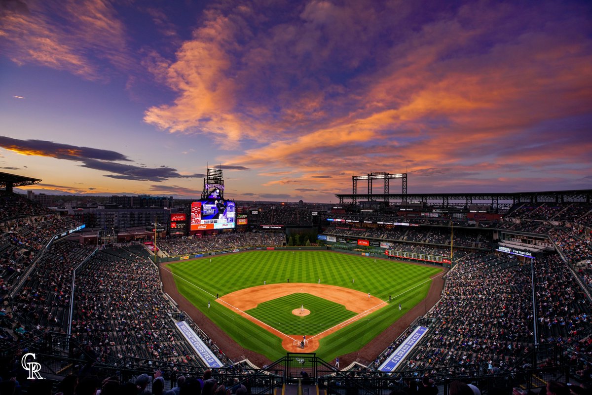 POV: You're at the best ballpark in MLB enjoying the best #BaseballSky in MLB