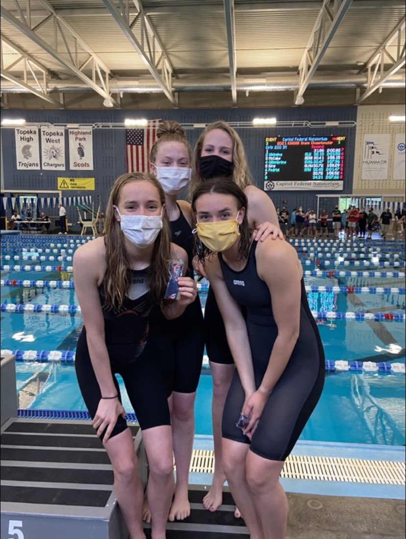 sarah_ohlde's tweet photo. Best day of my swimming career. I love my team so much and I’m sad to see my season end😥 https://t.co/2qCb5TjnCG