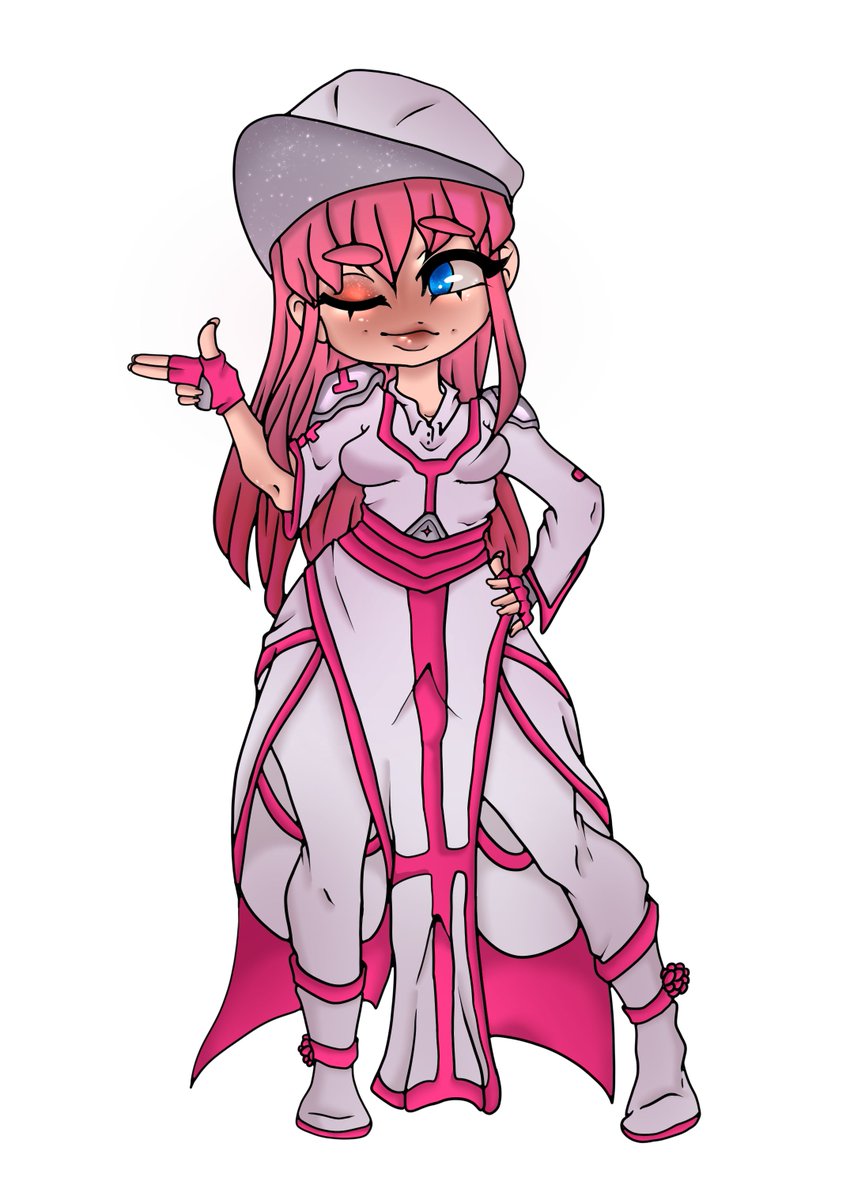 A drawing for <a href="/Yverann_w101/">Annie 💫🎮</a> ! I'm in love with drawing chibis now...
#wizard101