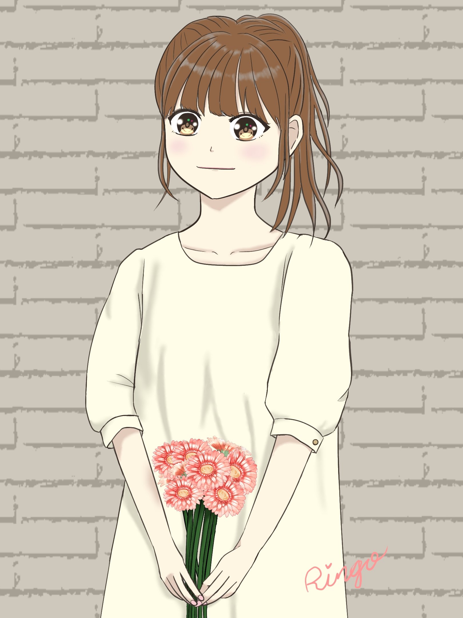 تويتر りんご على تويتر 女の子とお花 穏やかな１日を イラスト好きさんと繋がりたい お絵描き好きさんと繋がりたい アイビスペイント みんなで楽しむtwitter展覧会 女の子のイラストだけで興味を持ってくれる方へ届け ナチュラル お花 お絵描き 女の子