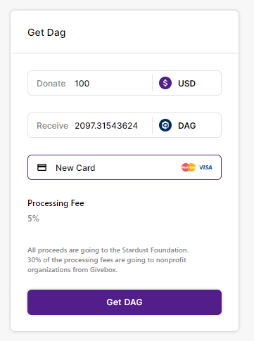 perfcrypto's tweet photo. It's active!

Tried out the Fiat on-ramp. So easy that even Grandma can buy $DAG without hassle.

This is gonna be my go to place for $DAG DCA.
Took less than a minute.

#HGTP #conste11ation #L_0 @Conste11ation #givebox https://t.co/yBNXpVYeZ4
