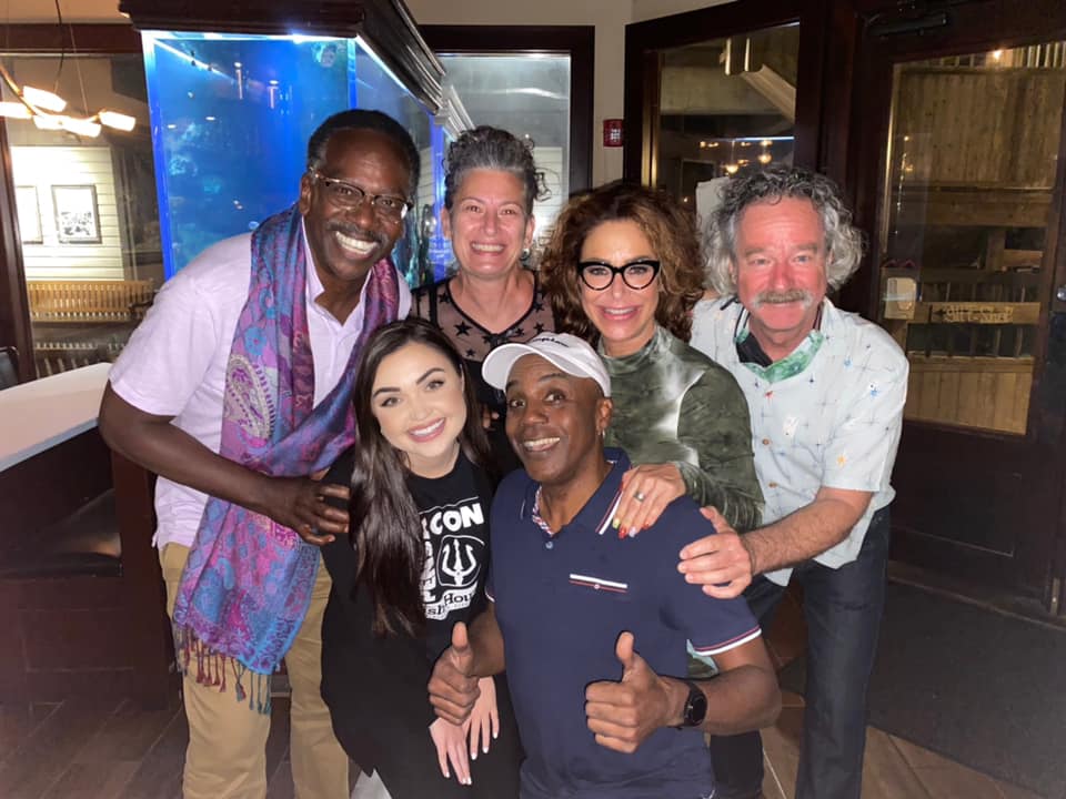 Great Scott! Our friends from Back to the Future are here! 
Pictured left to right: Harry Waters Jr., Donald Fullilove, Claudia Wells, and Jeffrey Weissman!