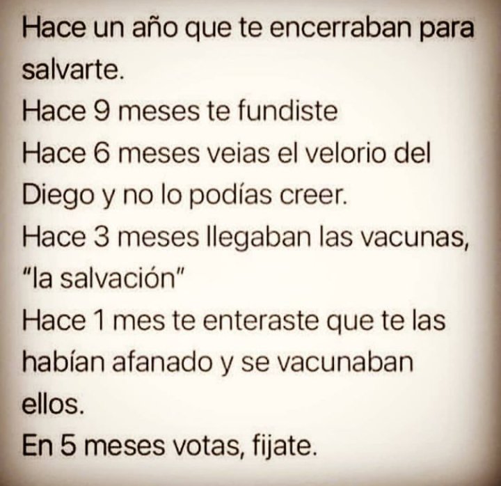 Peronismo nunca más