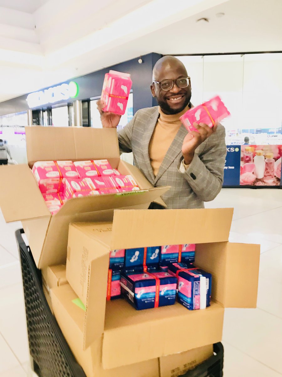 VICTOR_Foundtn's tweet photo. We made one of the biggest purchases of pads from @Clicks_SA. We have secured enough pads for 150 girls. What a way to end my week doing something I know will be appreciated by the girls in Cosmo City and Thembisa. The dream lives on. Wanna join in? Talk to us.  #padshopper https://t.co/VT0xeaeq3O