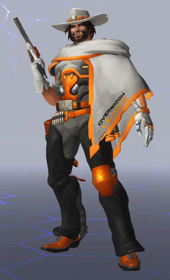 Overbuff on X: The Overwatch League White skins are very sharp