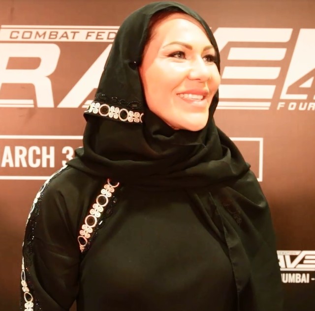 Sister Cyborg with the W. Alhamdulilah. #Bellator259