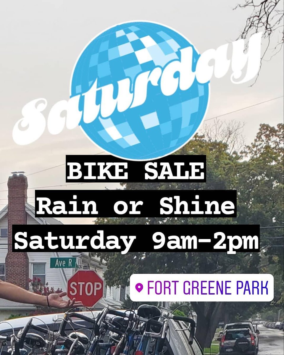 bicyclerunners's tweet photo. Come for a bike ride! @fortgreenepark #bicyclerunners #popupbikeshop #bikesalesaturdays #theamericanpickersofbikes #brooklyn #bicycle #cycling #bike #roadbike #cycle #bikes #roadcycling #bicycles #bikesalesaturday #refurbish #repourpose #bikeshop #bikesale #501c3 #nonprofit https://t.co/hTjR5zHPfj