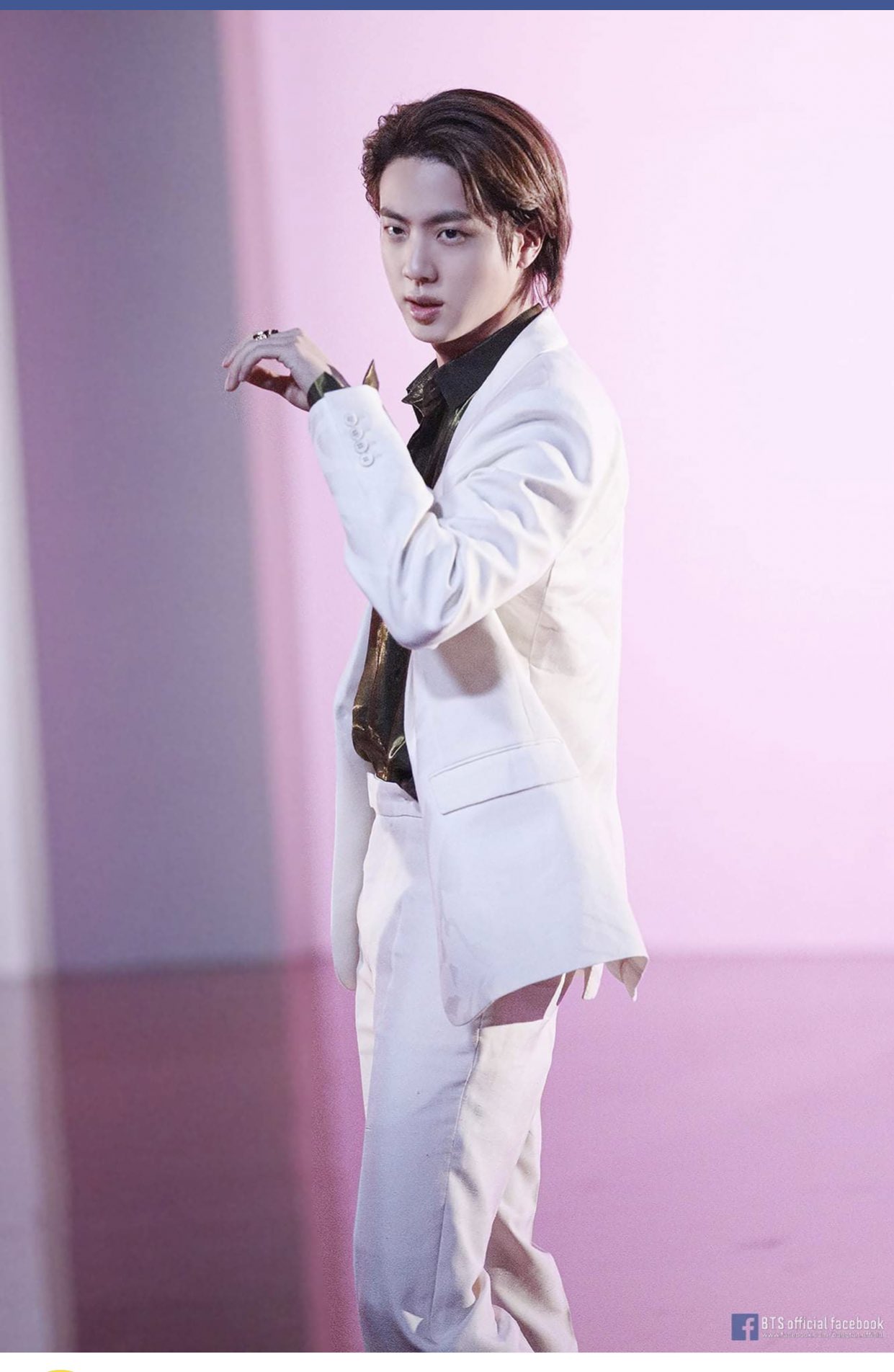 BTS Kim Seokjin - Jin in white suit be looking like a