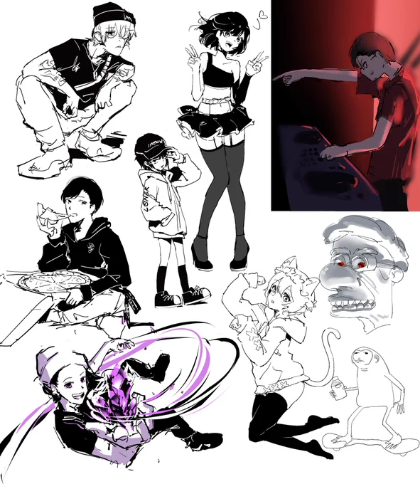 made some drawings at @FestSly! 