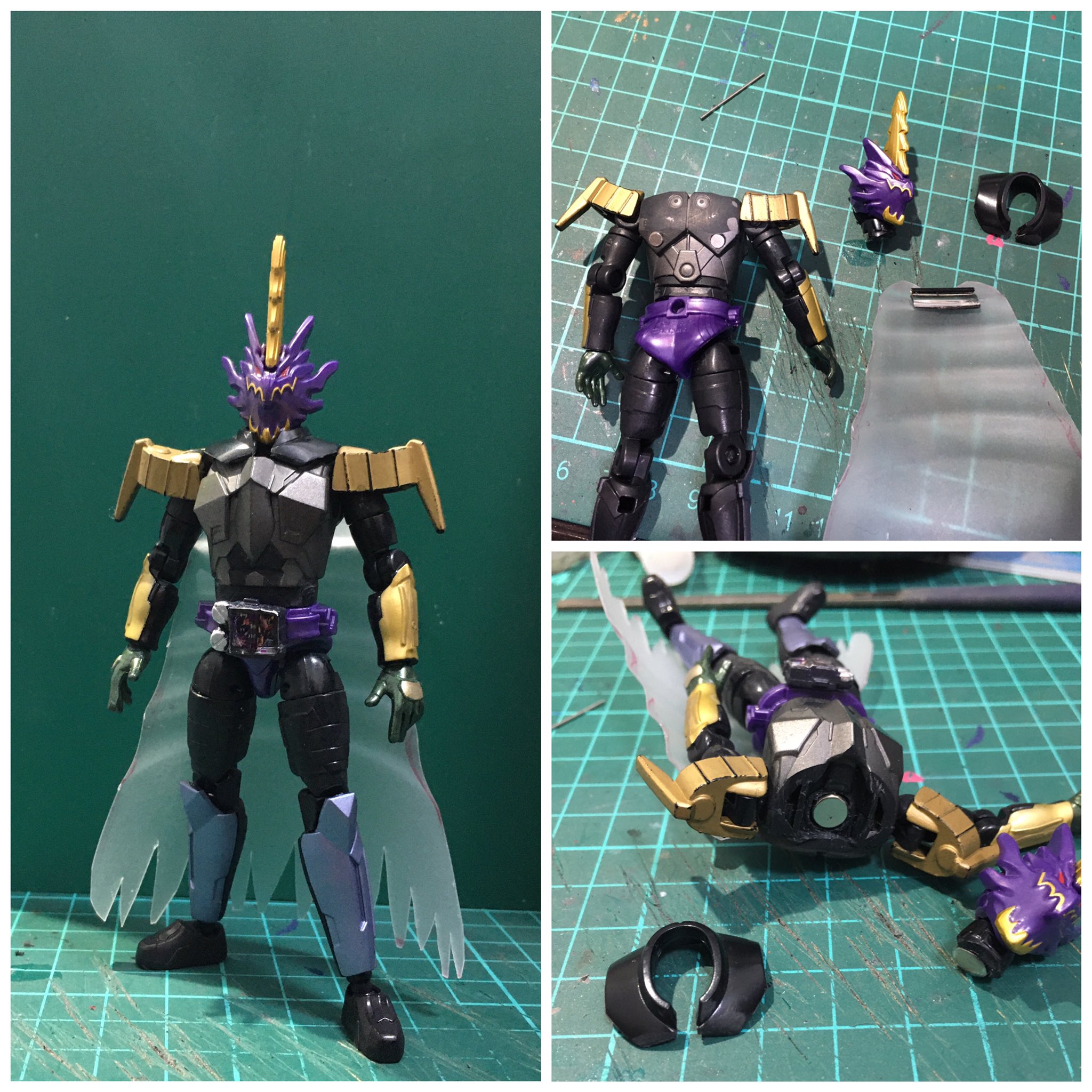 フィギュアーツ　仮面ライダーソロモン　塗装改造品 フィギュアーツ 仮面ライダーソロモン 塗装改造品 - メルカリ