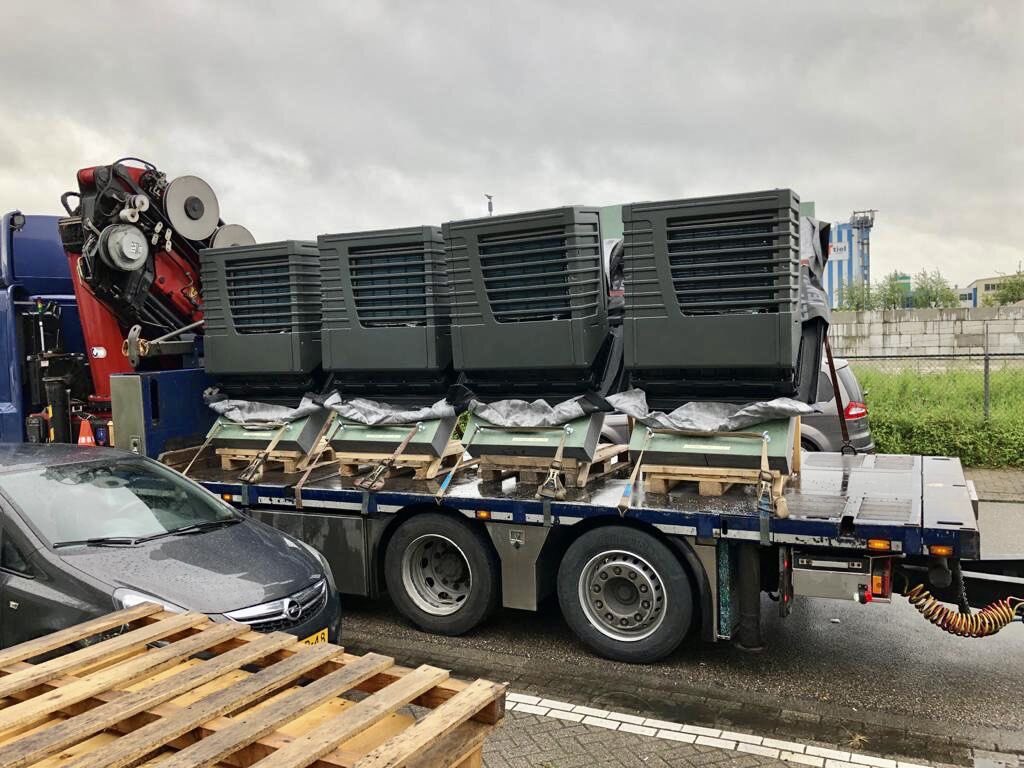 TRANSPORT iCEMS #nomready #nieuwbouw 
Hegeman Bouwgroep bouwt voor <a href="/KleurrijkWonen/">KleurrijkWonen</a> 
levensloop bestendige woningen en #egw in 2 typen. Alle woningen worden gasloos gebouwd. De iCEM-i zorgt voor verwarming en het tapwater. En voor balansventilatie met #wtw