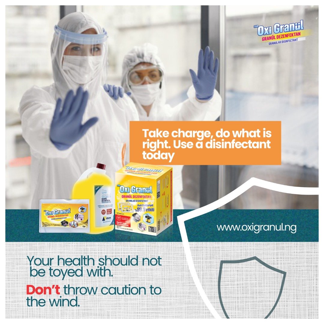 okederby's tweet photo. Oxigranul is a biocidal chemical, it also is a disinfectant that helps your health geared up against fungi,viruses(COVID-19)and bacteria. 
@oxigranul 
@Fmohnigeria https://t.co/Z2motjMc0t