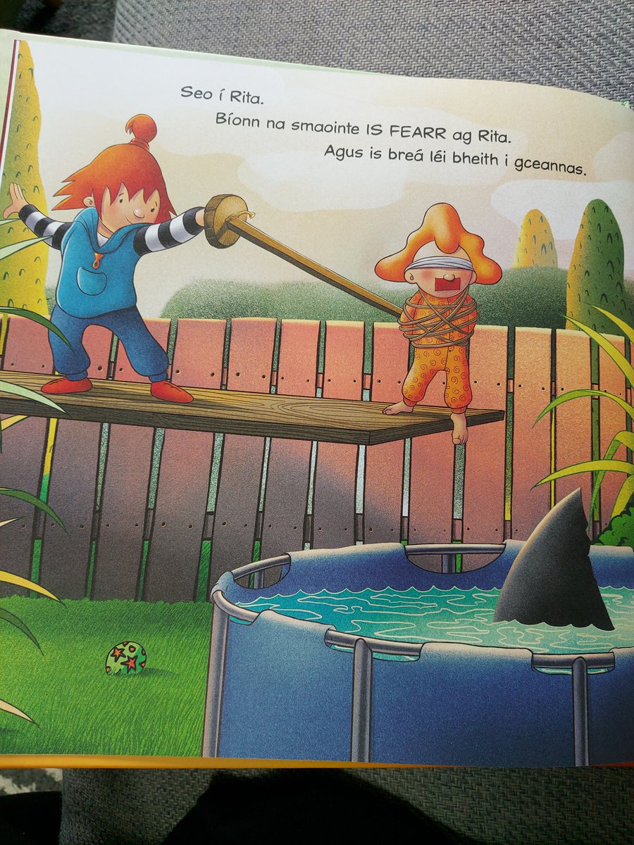 MaireZepf's tweet photo. And finally, book 5 of #projectfive is 'Rita agus an Lampa Draíochta' (illus @andrewwhitson92 ). Beidh mise ag obair le Gaelscoil na gCrann ar an Ómaigh leis an leabhar seo, agus ag dúil go mór leis. Alacazám! Alacazaí! Zim Zam Alacazú! @An_tSnathaid https://t.co/SSwSDd4uCq