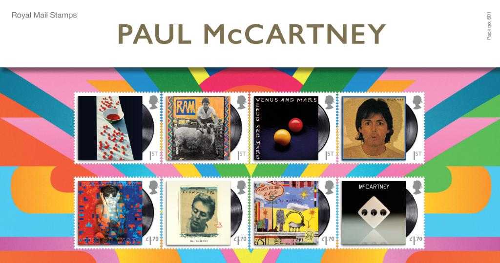 Paul McCartney Special Stamps 2021