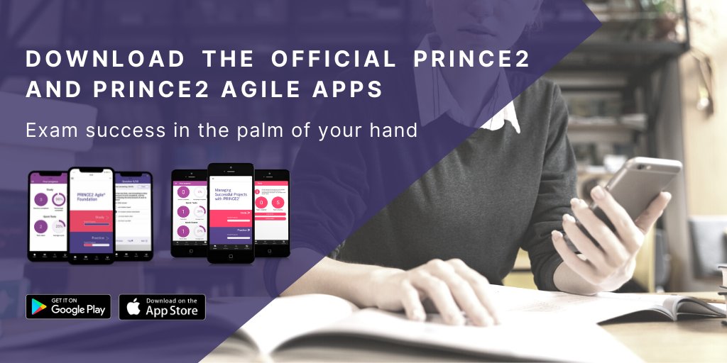 Learn, revise, test or refresh your knowledge with the official #PRINCE2 and #PRINCE2Agile apps. Learn key definitions and exam topics with the official glossary and a full mock exam. 

Download PRINCE2 Foundation: onelink.to/d4qfzk or PRINCE2 Agile: onelink.to/uy8t69