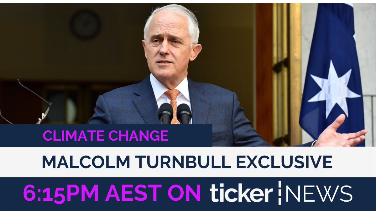 🚨EXCLUSIVE with <a href="/TurnbullMalcolm/">Malcolm Turnbull</a> on #tickerNEWS 

<a href="/SDHamiltonVIC/">Scott Hamilton</a> and ticker’s <a href="/HollyStearnes/">Holly Stearnes</a> chat with the former Aus PM ahead of the federal budget.

🤔Gov't #ClimateChange perspective? 
🌍Zero-emission fast trains?
🔋Coal power?

#WATCH: 6.15pm AEST |  tickernews.co