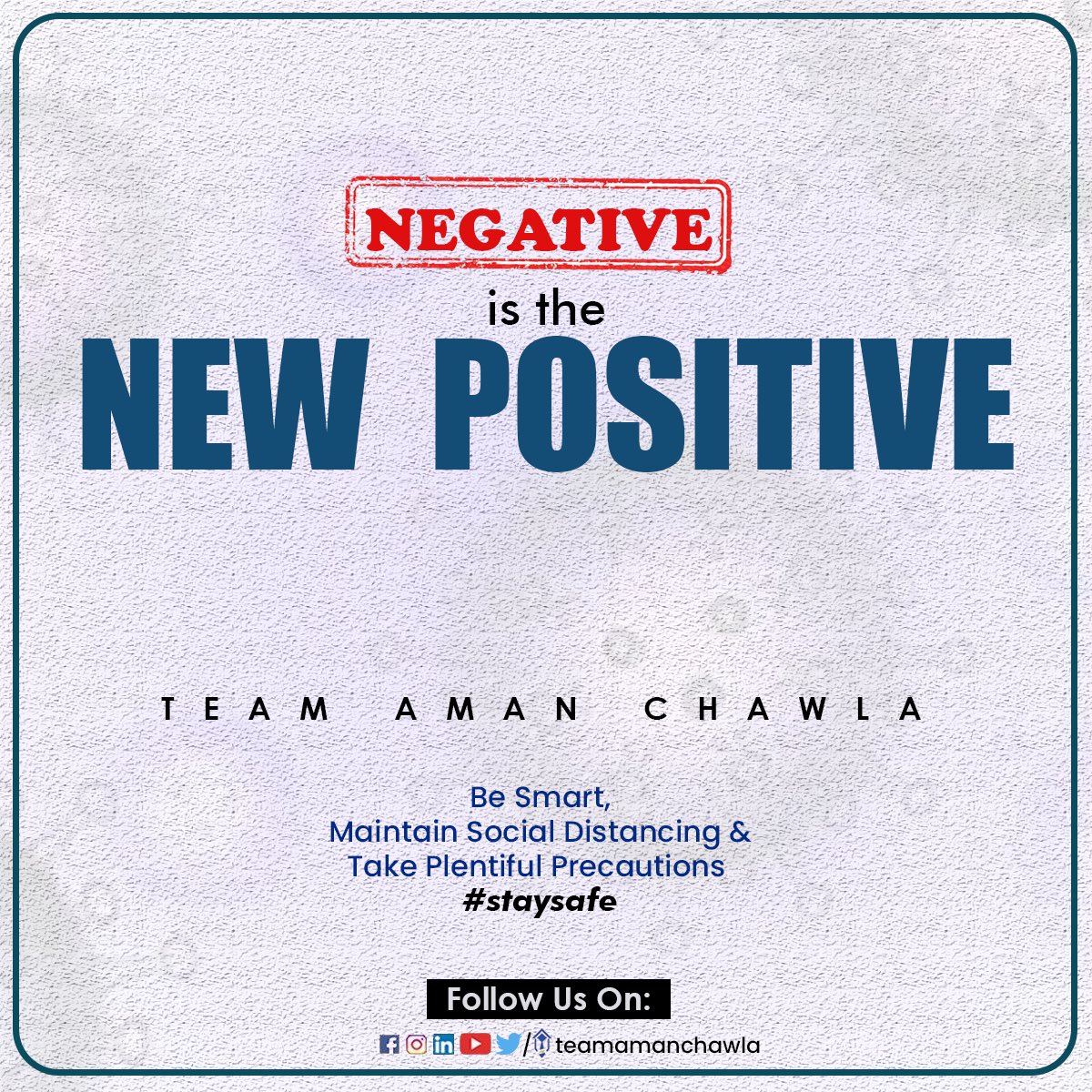 reviewmyspace's tweet photo. Everything will get fine 
#COVID19 #teamamanchawla https://t.co/aF0WZBQaWB