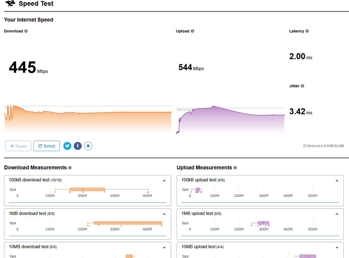 ForensicPhantom's tweet photo. This is definitely fast 🚀

Tplink Deco x60 doing its job well !

#fast #Cloudflare  #actbroadband @ACTFibernet  #tplink @TPLINK @TPLINK_INDIA https://t.co/ordSSbghBC