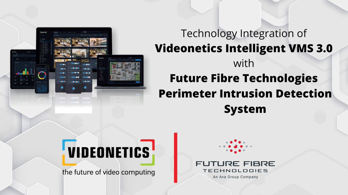 FFTSecurity's tweet photo. The technology integration of @Videonetics Intelligent VMS 3.0 &amp; Future Fibre Technologies #PIDS empowers users to monitor zone alarms and videos from a centralized system. 👉 https://t.co/6DcB6xrWbu https://t.co/qrY5M435EC
