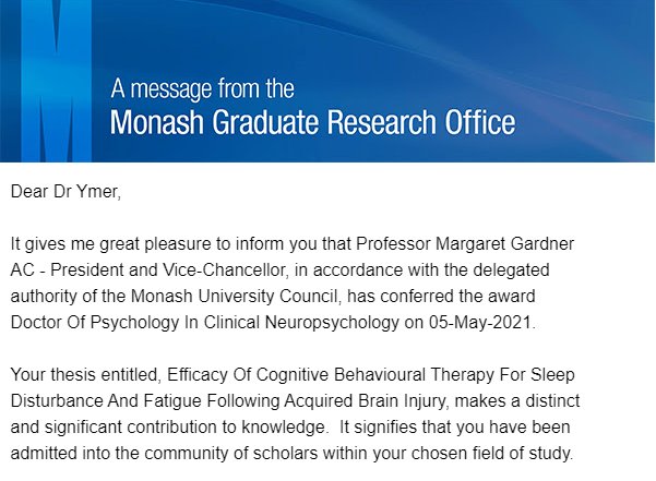 So thrilled to share that my DPsych degree is officially conferred! 🎉 a HUGE thank you to my absolutely incredible supervisors <a href="/jennpon/">JennieP</a> and <a href="/adamjdmckay/">Adam McKay</a> for your unwavering kindness, inspiration and support over the last 4+ years. Ready to bring on that non-student life!! 😄