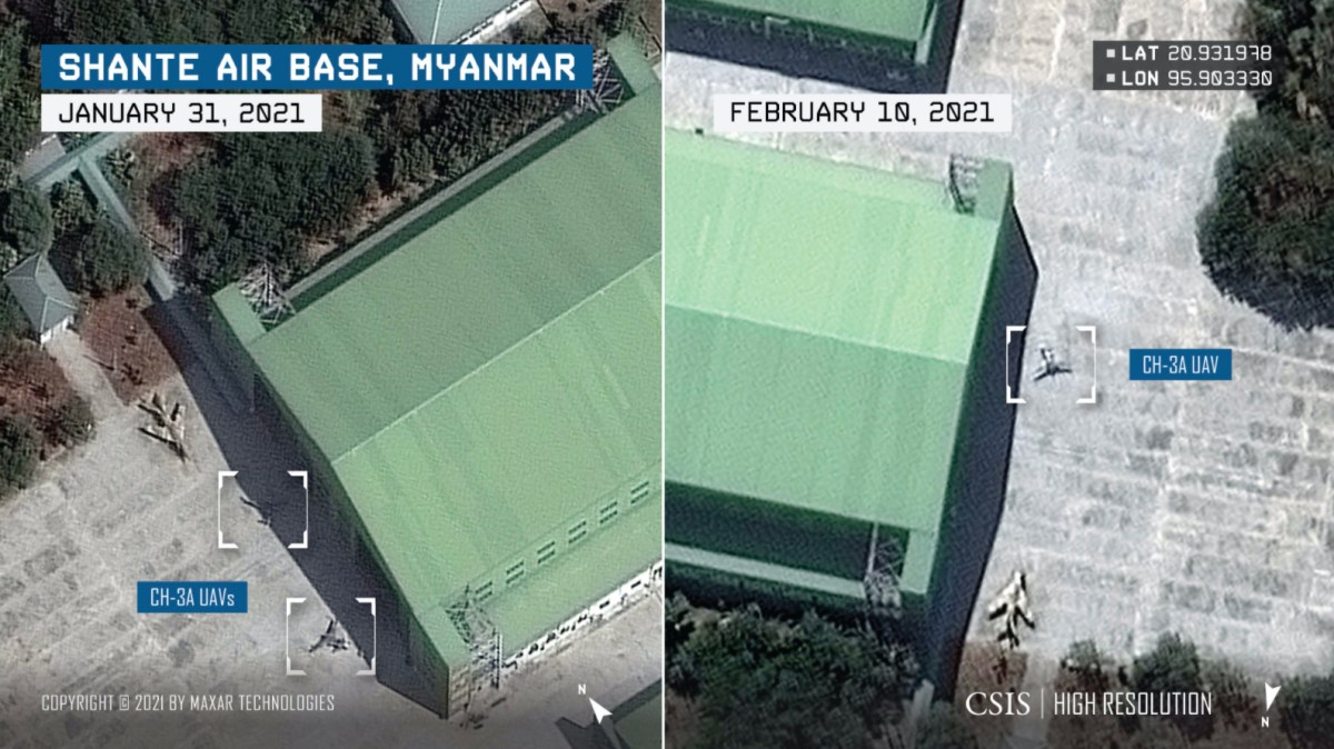 "When Myanmar’s military junta seeks to gain a tactical advantage against pro-democracy demonstrators or ethnic resistance groups, it sometimes deploys Chinese-made drones to survey the situation and provide crackdown targets." asiatimes.com/2021/05/chines…