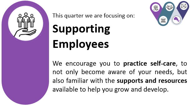 We are excited to introduce our first series of tweets, which will focus on the pillar #SupportingEmployees