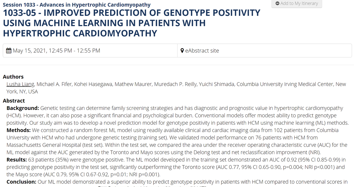 Improved prediction of G+ patients