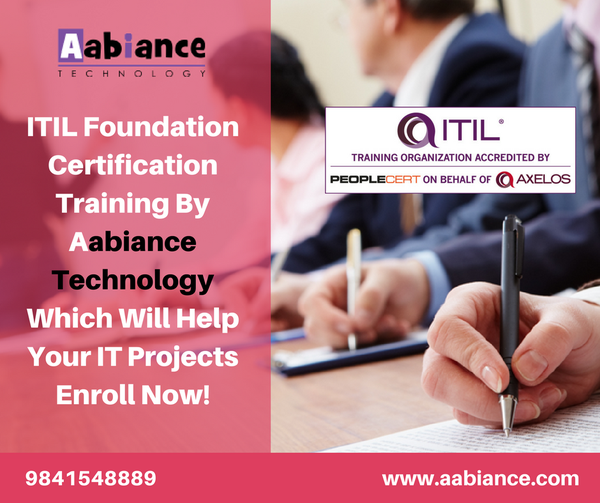 Aabiance's tweet photo. ITIL Foundation Certification Training by Aabiance Technology

 Enroll Now: https://t.co/apSoNVrLmJ https://t.co/xyVNkXd7bc