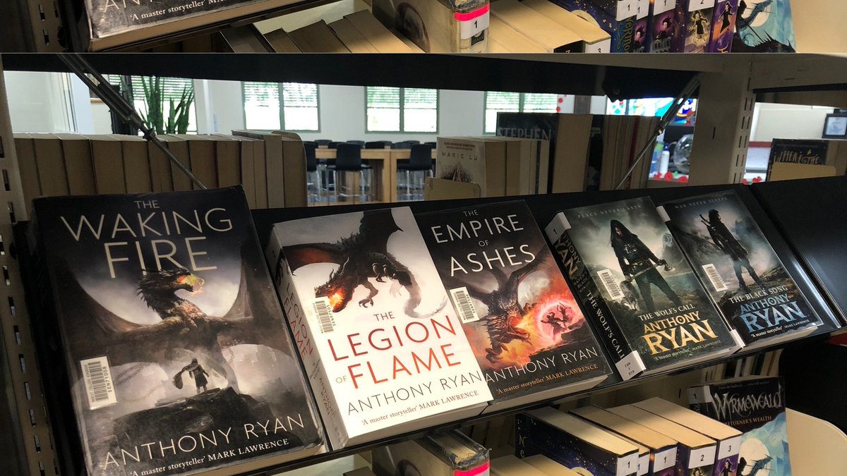LibrariesMarash's tweet photo. Our students are enjoying @writer_anthony series @penguinrandom #yournextread #fantasynovels https://t.co/a61scikKHJ
